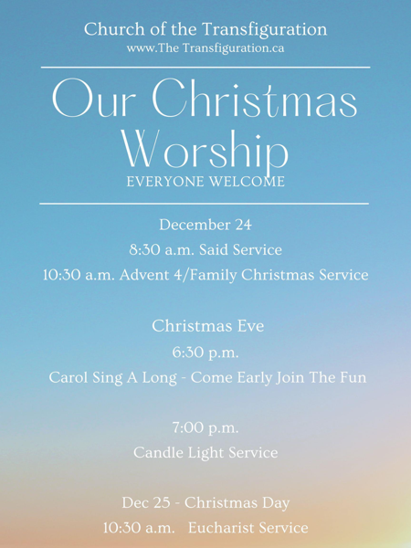 Christmas Services.